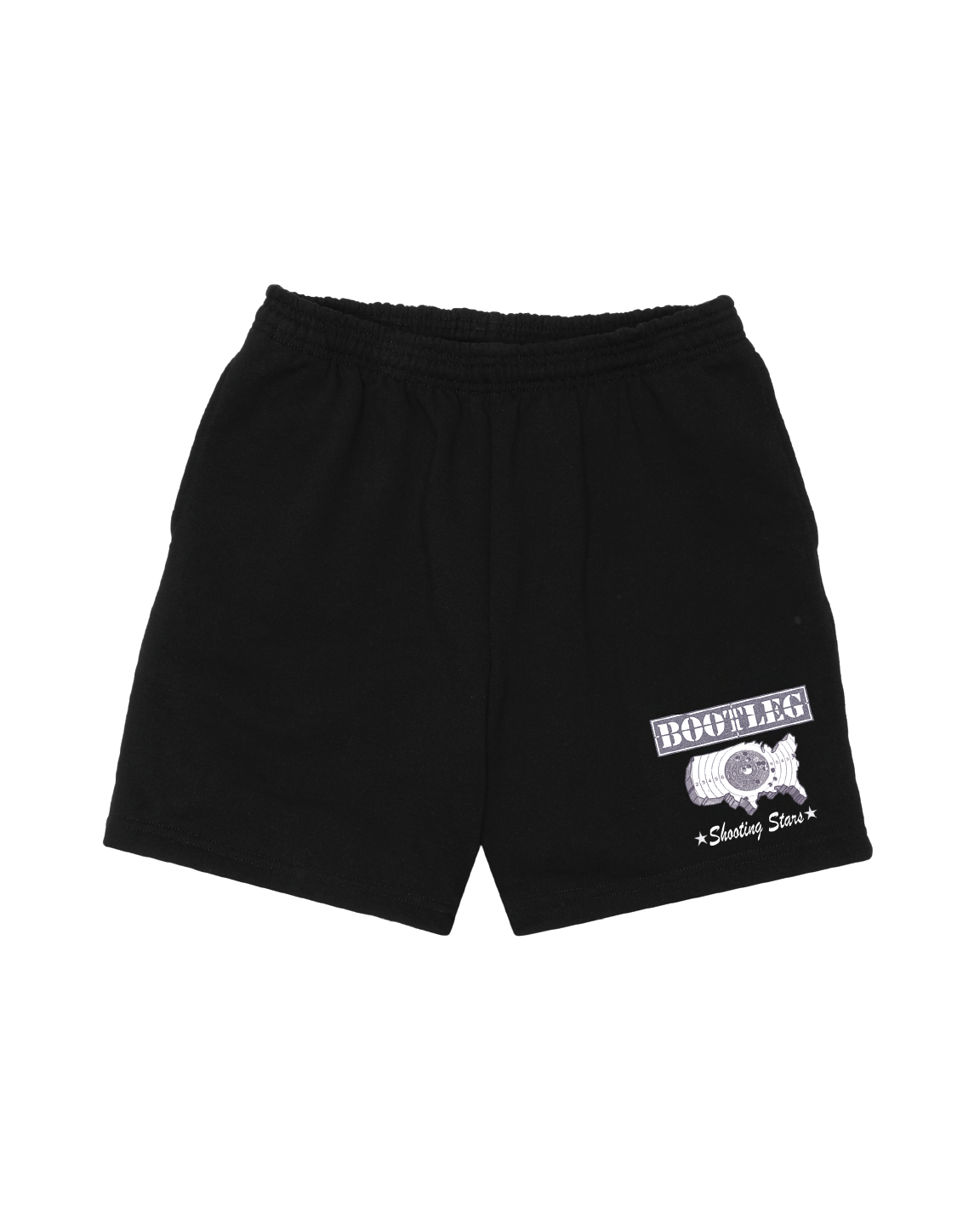 Shooting Stars Sweat Shorts (Black)
